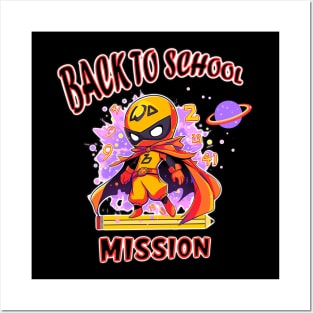 Back to school superhero Posters and Art